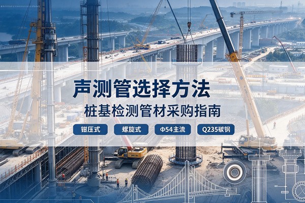 广德声测管选型标准