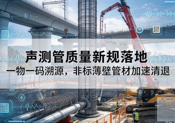 广德声测管质量新规落地，一物一码溯源，非标薄壁管材加速清退